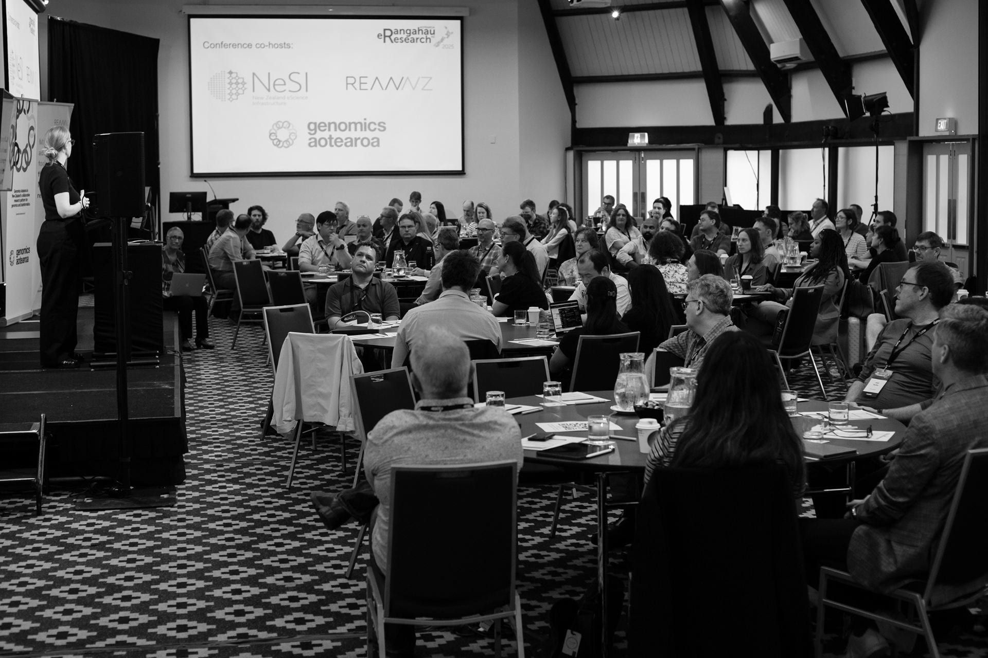 Tom Elliott presents at eResearch NZ conference